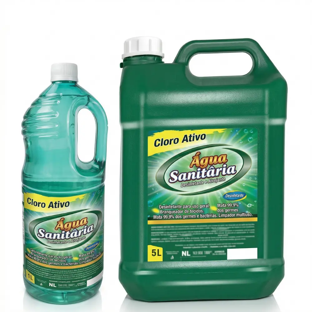 Água sanitária 1L e 5L