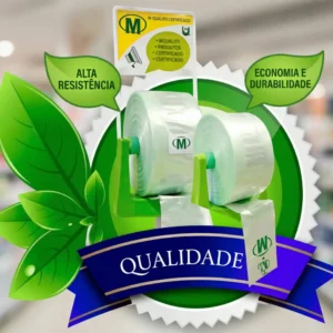 Tubo plástico ou cone para uso em açougue ou indústria